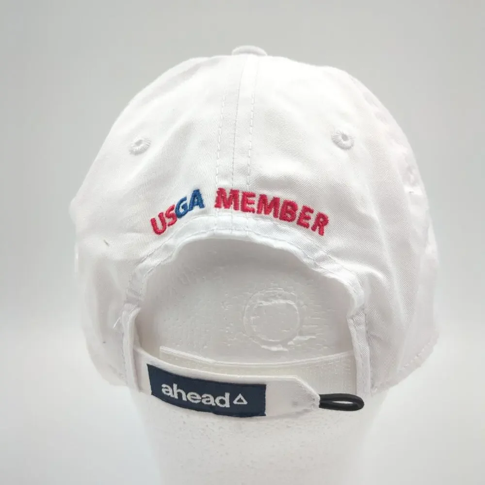 Ahead 125th US Open Oakmont Golf Hat Adjustable White USGA Member